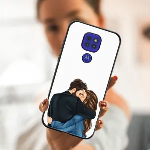 MY ART Silikónový obal Motorola Moto G9 Play / E7 Plus COUPLE (117)