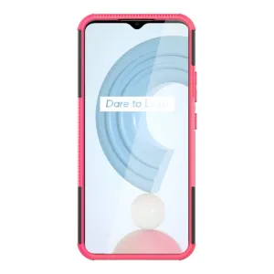 STAND Extra odolný obal Realme C21Y ružový