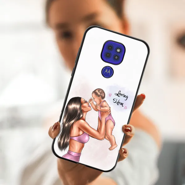 MY ART Silikónový obal Motorola Moto G9 Play / E7 Plus LOVING MOM (115)