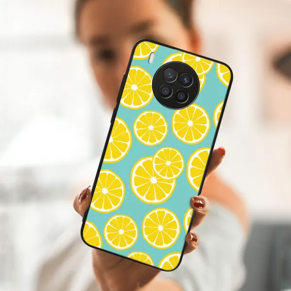 MY ART Silikónový obal Huawei Nova 8i LEMON (121)