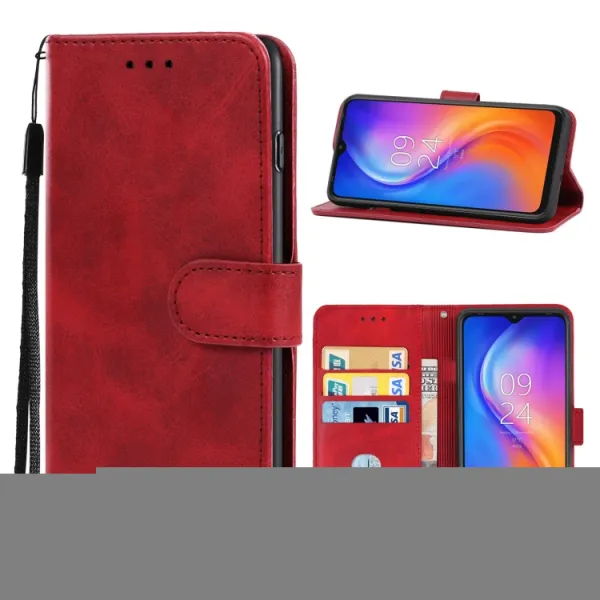 SMOOTH Peňaženkové puzdro Tecno Spark 8 červené