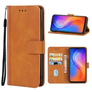 SMOOTH Peňaženkové puzdro Tecno Spark 8 hnedé