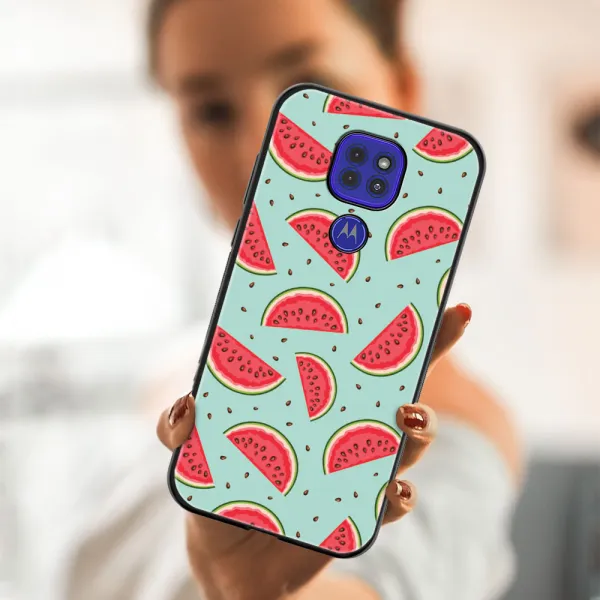 MY ART Silikónový obal Motorola Moto G9 Play / E7 Plus WATERMELON (120)