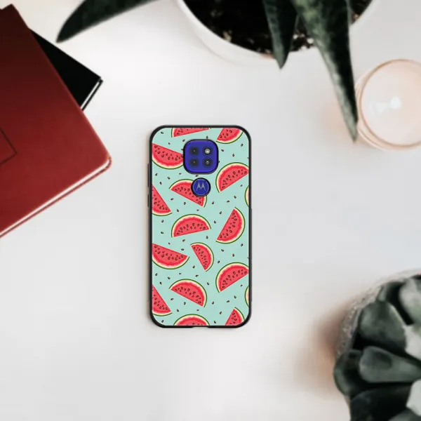 MY ART Silikónový obal Motorola Moto G9 Play / E7 Plus WATERMELON (120)