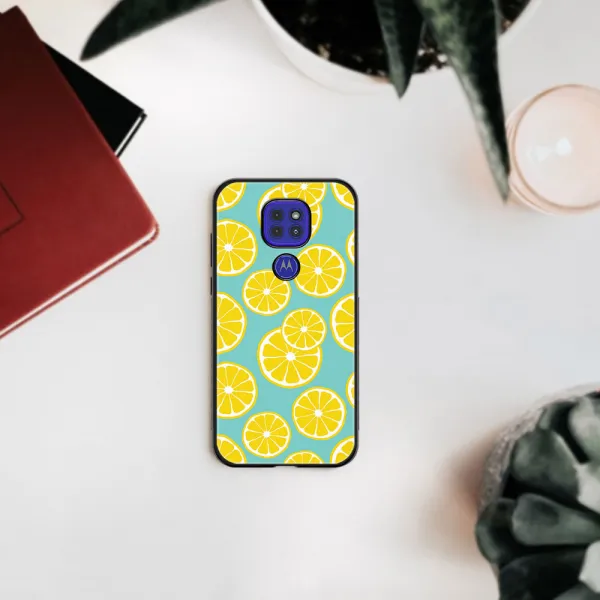 MY ART Silikónový obal Motorola Moto G9 Play / E7 Plus LEMON (121)