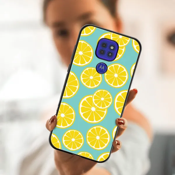 MY ART Silikónový obal Motorola Moto G9 Play / E7 Plus LEMON (121)
