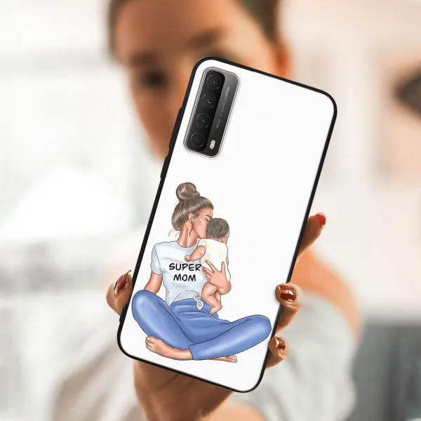 MY ART Silikónový obal Huawei P Smart 2021 SUPERMOM (112)