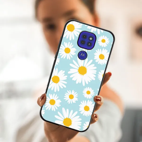 MY ART Silikónový obal Motorola Moto G9 Play / E7 Plus CAMOMILE (124)