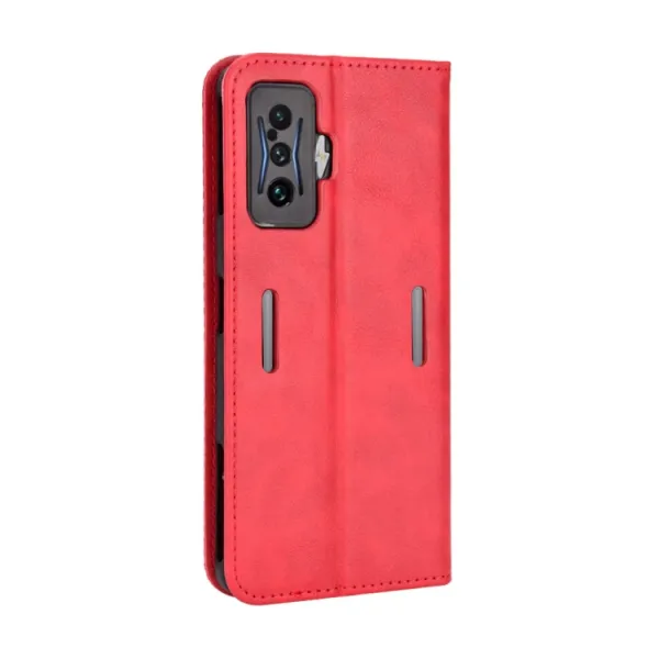BUSINESS Peňaženkový kryt pre Xiaomi Poco F4 GT červený