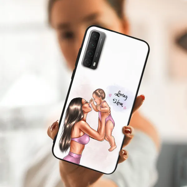 MY ART Silikónový obal Huawei P Smart 2021 LOVING MOM (115)