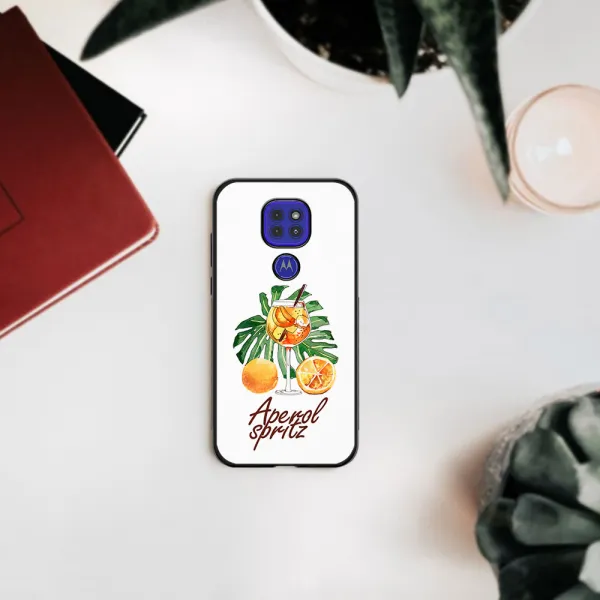 MY ART Silikónový obal Motorola Moto G9 Play / E7 Plus APEROL (127)