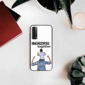 MY ART Silikónový obal Huawei P Smart 2021 DADDY (116)
