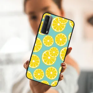 MY ART Silikónový obal Huawei P Smart 2021 LEMON (121)