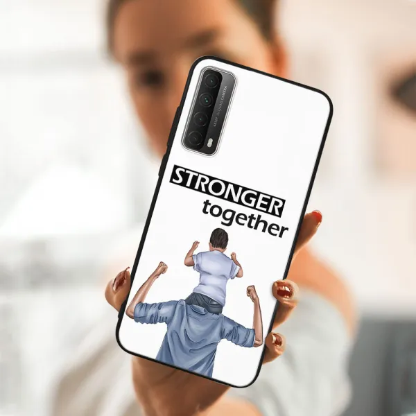 MY ART Silikónový obal Huawei P Smart 2021 DADDY (116)