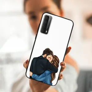 MY ART Silikónový obal Huawei P Smart 2021 COUPLE (117)