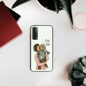 MY ART Silikónový obal Huawei P Smart 2021 MOM LIFE (118)