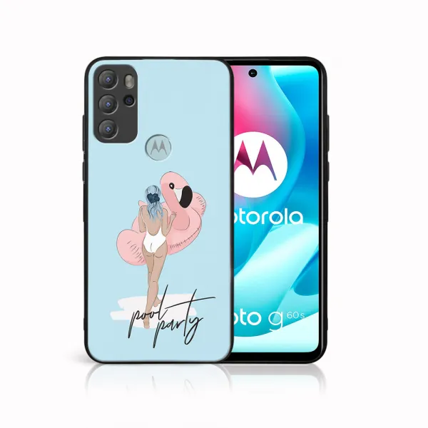 MY ART Silikónový obal Motorola Moto G60s POOL (126)