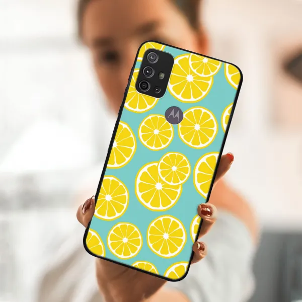 MY ART Silikónový obal Motorola Moto G10 / G20 / G30 LEMON (121)