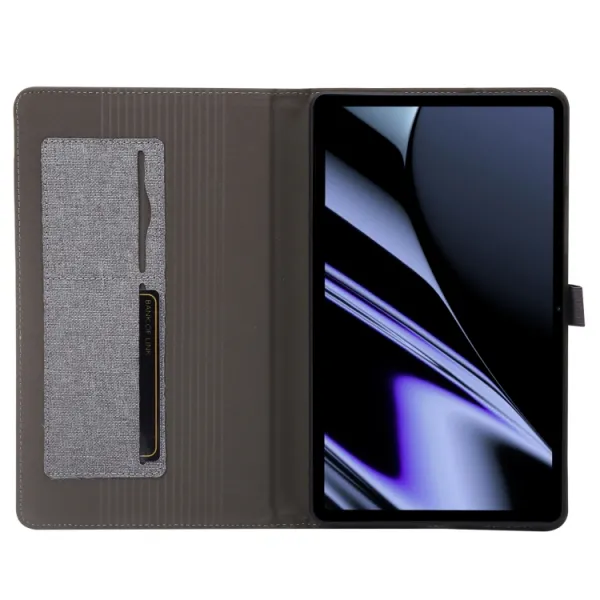 FABRIC Zaklápací obal pre Realme Pad Mini šedý