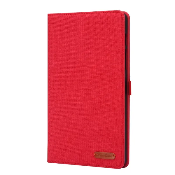 FABRIC Zaklápací obal pre Realme Pad Mini červený
