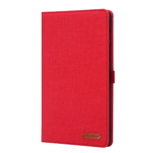 FABRIC Zaklápací obal pre Realme Pad Mini červený