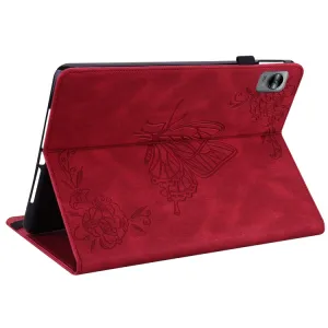 ART BUTTERFLY Zaklápacie puzdro Realme Pad Mini červené