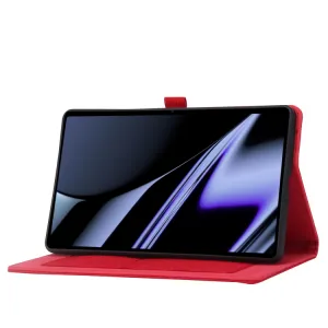 FABRIC Zaklápací obal pre Realme Pad Mini červený