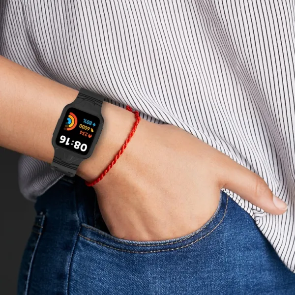 GLACIER Ochranné puzdro s remienkom Xiaomi Redmi Watch 2 Lite modré