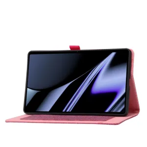FABRIC Zaklápací obal pre Realme Pad Mini ružový