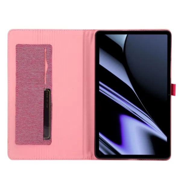 FABRIC Zaklápací obal pre Realme Pad Mini ružový
