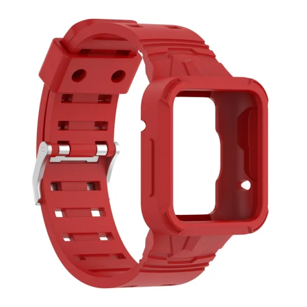 GLACIER Ochranné puzdro s remienkom Xiaomi Redmi Watch 2 Lite červené