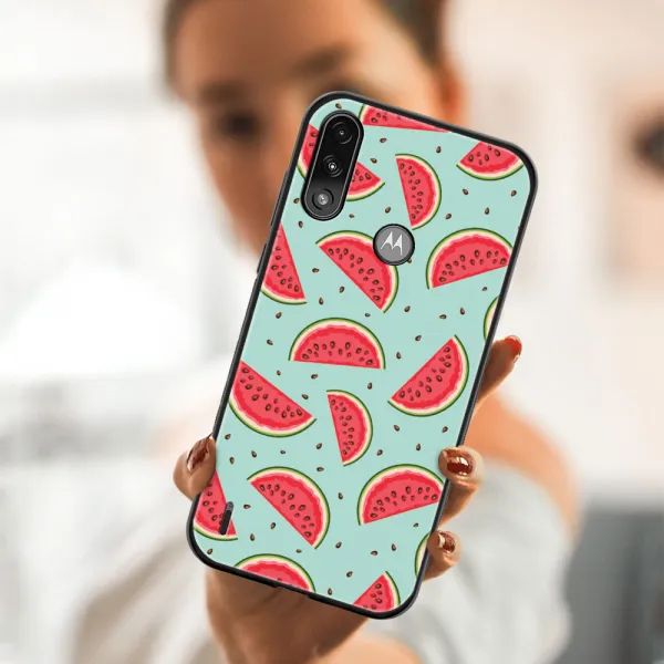 MY ART Silikónový obal Motorola Moto E7 Power / E7i Power WATERMELON (120)