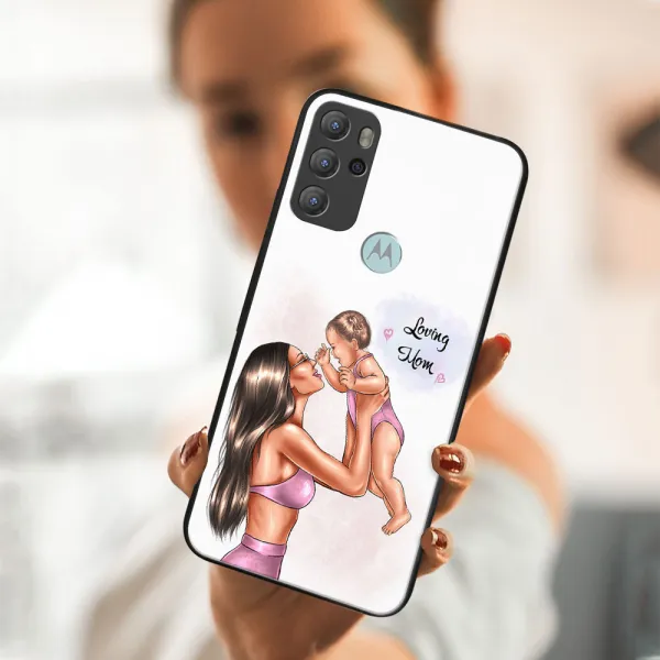 MY ART Silikónový obal Motorola Moto G60s LOVING MOM (115)
