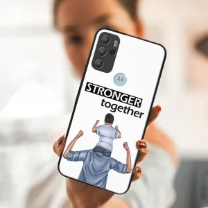 MY ART Silikónový obal Motorola Moto G60s DADDY (116)