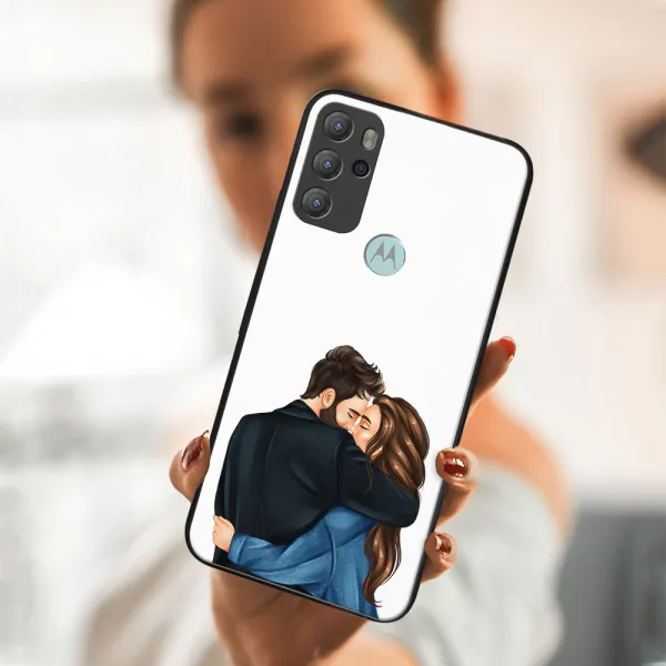 MY ART Silikónový obal Motorola Moto G60s COUPLE (117)