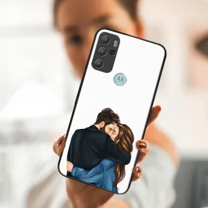 MY ART Silikónový obal Motorola Moto G60s COUPLE (117)