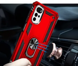 RING Ochranný obal pre Motorola Moto G22 červený