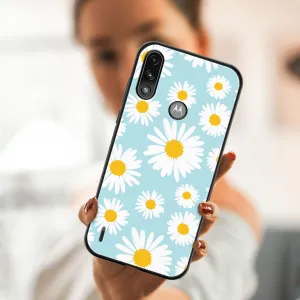 MY ART Silikónový obal Motorola Moto E7 Power / E7i Power CAMOMILE (124)