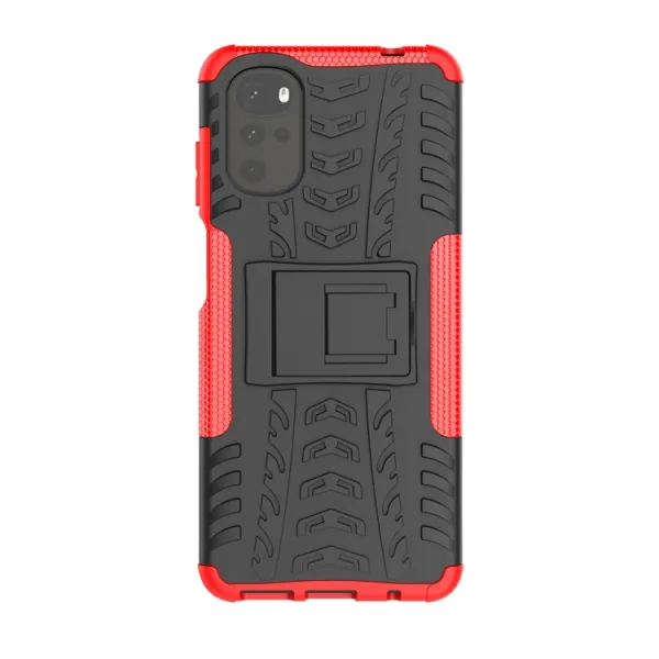 STAND Extra odolný obal Motorola Moto G22 červený