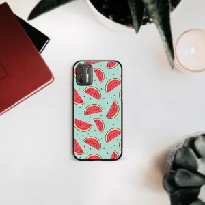 MY ART Silikónový obal Motorola Moto G9 Plus WATERMELON (120)