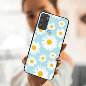 MY ART Silikónový obal Motorola Moto G60s CAMOMILE (124)