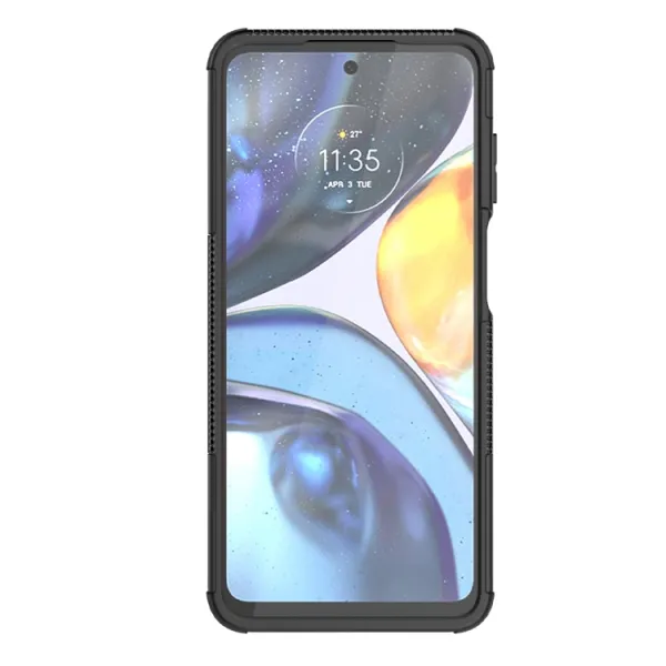 STAND Extra odolný obal Motorola Moto G22 čierny