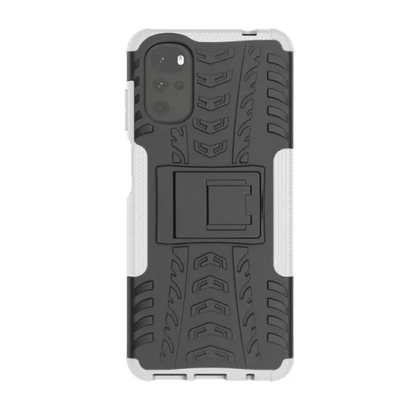STAND Extra odolný obal Motorola Moto G22 biely