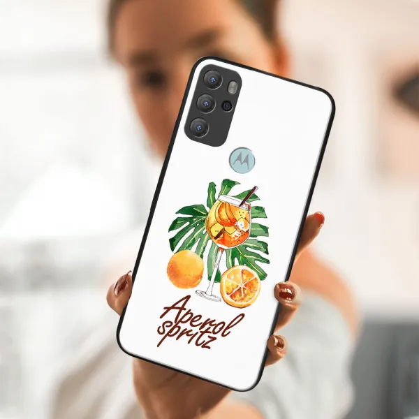 MY ART Silikónový obal Motorola Moto G60s APEROL (127)