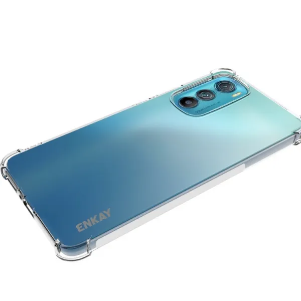 ENKAY AIRBAG Extra odolný kryt Motorola Edge 30 priehľadný