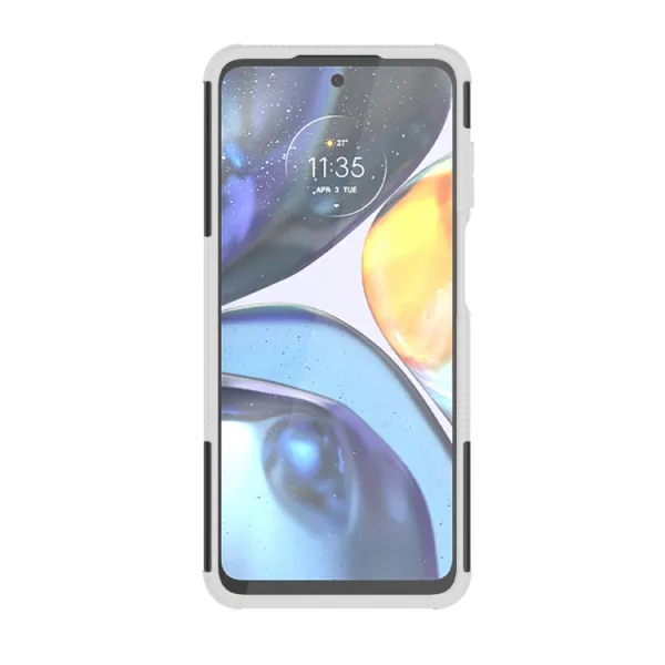 STAND Extra odolný obal Motorola Moto G22 biely