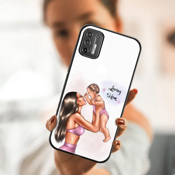MY ART Silikónový obal Motorola Moto G9 Plus LOVING MOM (115)