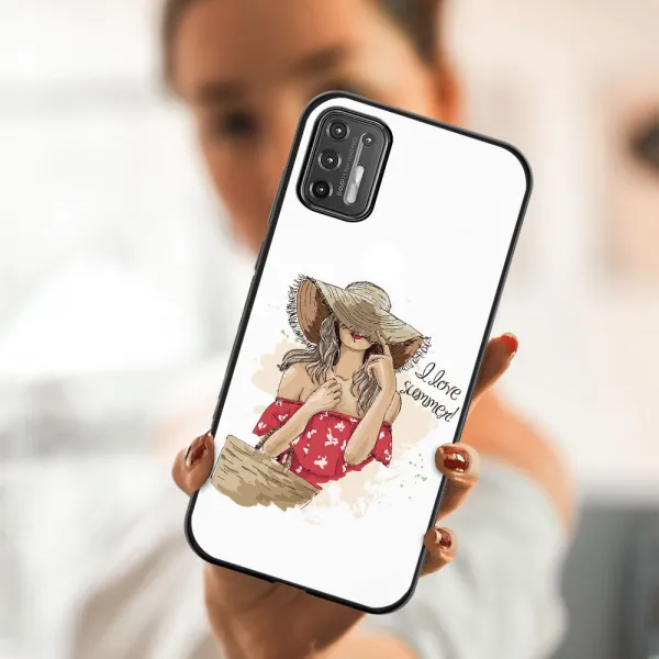 MY ART Silikónový obal Motorola Moto G9 Plus SUMMER (129)