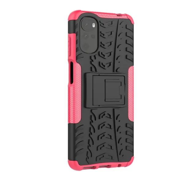 STAND Extra odolný obal Motorola Moto G22 ružový