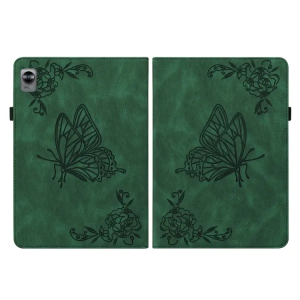 ART BUTTERFLY Zaklápacie puzdro Realme Pad Mini zelené